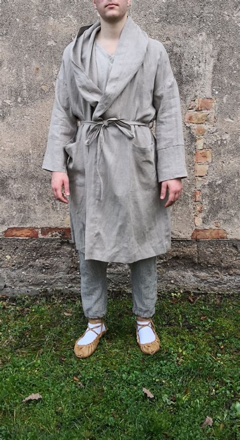 Heavy Linen Robe - Etsy UK