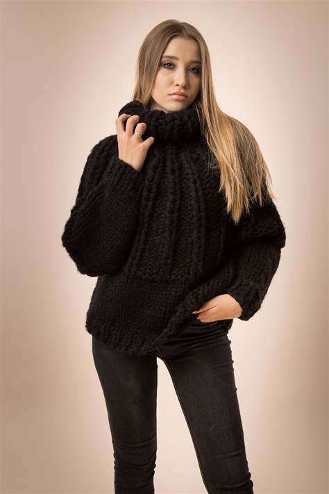 Heavy Wool Sweater - Etsy