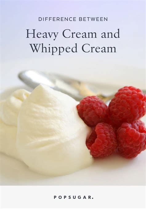 Heavy cream vs