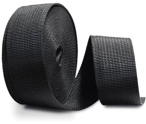 Heavy duty nylon webbing.  Many widths are available in all the colors.  The...