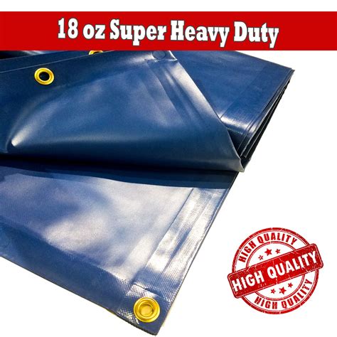 Heavy Duty Waterproof Vinyl Tarp by CCS CHICAGO CANVAS & SUPPLY – Extra Durable Multipurpose Truck Tarp Cover with Rustproof Grommets for Industrial & Commercial Use, White, 5 by 7 Feet. 166. $5995 ($1.71/Sq Ft) FREE delivery Thu, Jun 6. Only 1 left in stock - order soon.