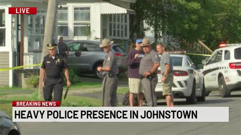 Heavy police presence in Johnstown