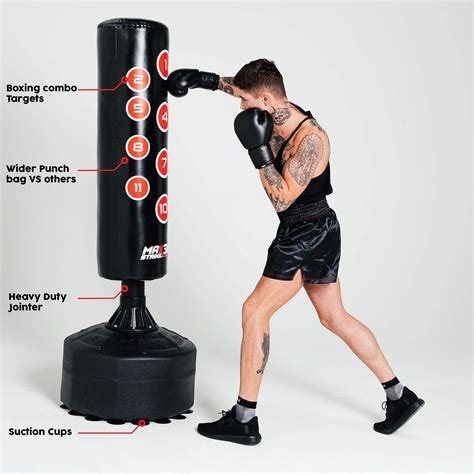 Heavy punch bag training. Stand facing the punching bag and quickly deliver four straight punches. Focus on hitting the same target every strike. Follow it up with rapid fire body shots (alternating left and right) to the count of ten, focusing on your speed. Repeat for five minutes. Rest for 1 minute OR Mountain Climbers for 1 minute. 