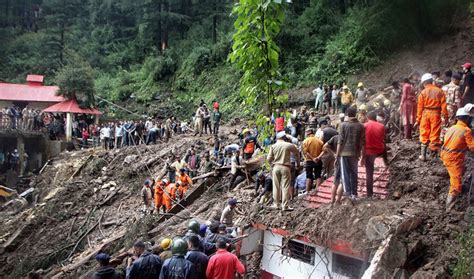 Heavy rain and landslides have killed at least 72 people this week in an Indian Himalayan state