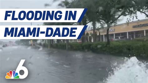 Heavy rain causes flooding near SR 395 in Miami, triggers flood advisories in parts of Miami-Dade and Broward