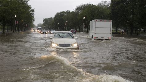 Heavy rainfall hits DC region, flood watch in effect till early Monday