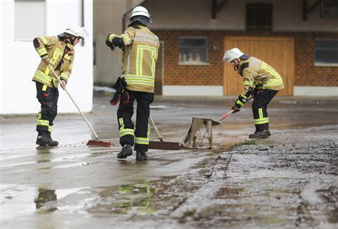 Heavy rains lead to flooded roads, basements in Germany