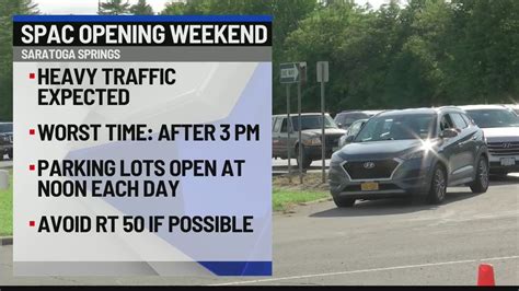 Heavy traffic expected for SPAC's opening weekend