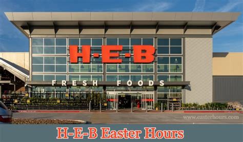 Heb hours for easter sunday. In the year of 2023 the aforementioned updates pertain to Xmas, Boxing Day, Easter Monday or Thanksgiving Day. Have a look at the official site when planning your trip to Walmart Kerrville, TX, or call the customer service number at 8308957900 for specific details about the holiday working hours. Write a Review, Report a Problem 