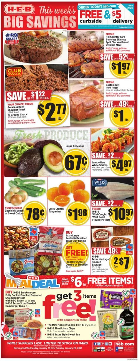 View All Stores. (936) 291-0302. H‑E‑B in Crockett on Loop 304 features meat & seafood, local produce, gas station & more. See weekly ad, map & hours.