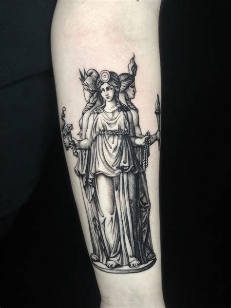 Hecate the goddess of magic and spells in Greek mythology, hand tattoo by Alex Ortiz, an artist based in Anaheim, California. Hecate, the Goddess of ghosts, witchcraft, magic, boundaries from Greek mythology.. 