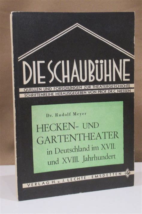 Hecken  und gartentheater in deutschland im xvii und xviii. - Que sucedera despues / what next? (hear me read (concordia)).