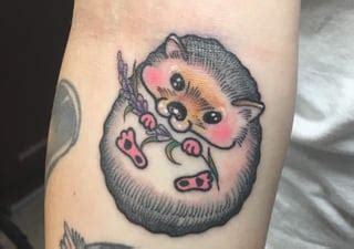 Hedgehog tattoo done by Speck at Logan Tattoo, Chicago IL r/tattoos