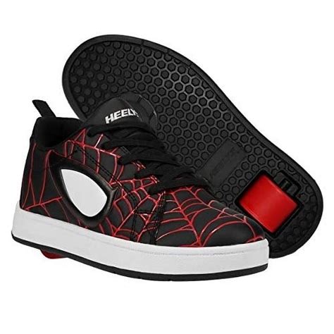 Heelys Split Spiderman Boys Shoes Size 4, Color: Black/Red/Whit …