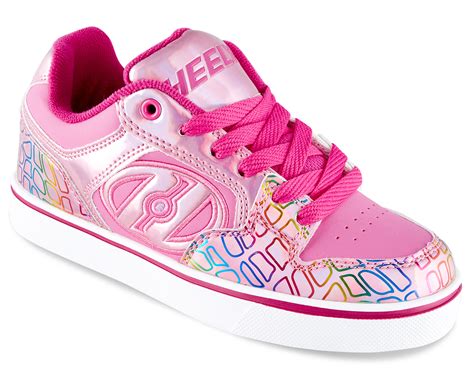 Shop for pink, sparkle, Minecraft, Hello Kitty and more Heelys for girls in youth to big kid sizes. Find the perfect pair of two wheeled shoes for your style and skill level.. Heelys girls