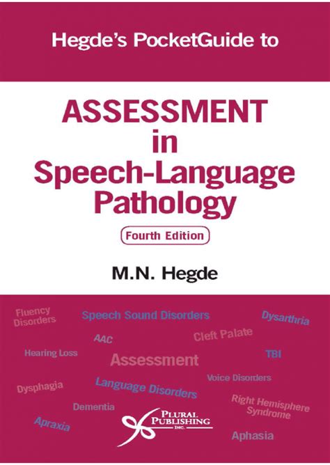 Hegdes pocketguide to assessment in speech language pathology. - Diving and snorkeling guide to guam and yap.