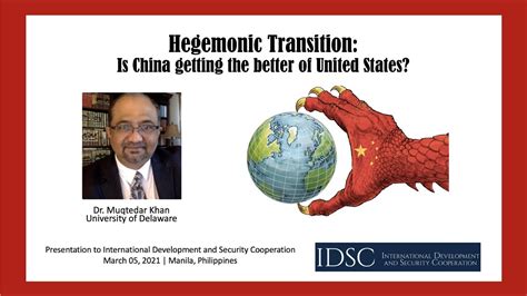 Hegemonic Transition:Is China getting the better of United States ...