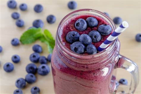 Heidelbeer Smoothie - Rezept -