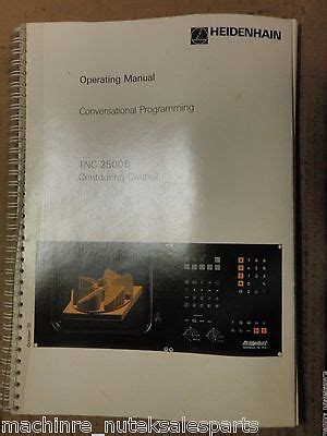 Heidenhain tnc 2500 conversational programming manual. - Ricoh aficio mp 4000 admin manual.