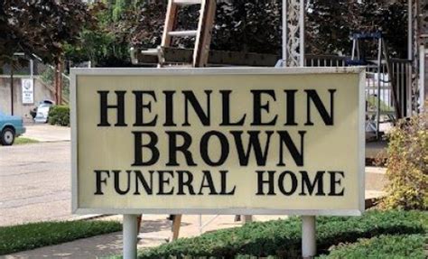 Heinlein brown funeral home obituaries. Things To Know About Heinlein brown funeral home obituaries. 