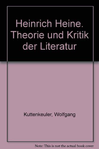 Heinrich heine theorie und kritik der literatur. - Manuale del pannello di controllo di volvo penta evc.
