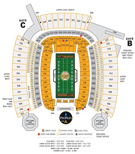 Heinz Field Seating Chart View Matttroy