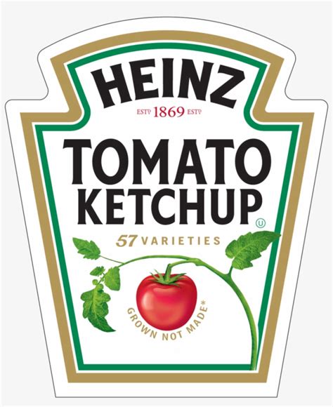 Heinz Ketchup Label Template