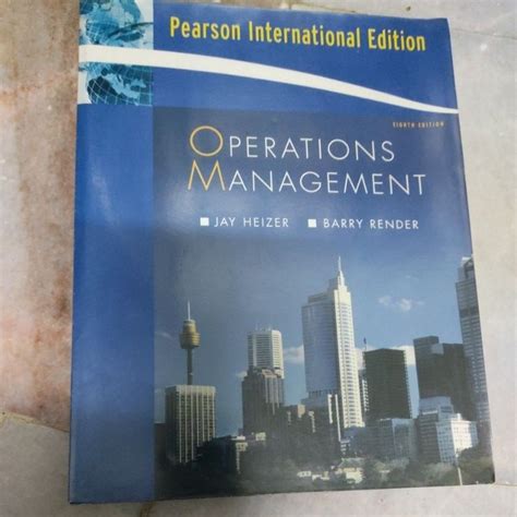 Heizer Operations 8th Jay Management Edition Answers