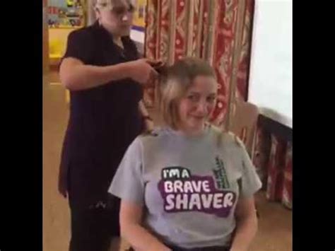 Helen Slater Brave the Shave 2016 - YouTube