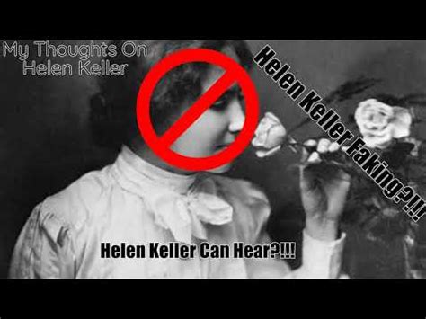 Helen keller was faking it. Helen Adams Keller (June 27, 1880 - June 1, 1968) was an American author, disability rights advocate, political activist and lecturer. Born in West Tuscumbia, Alabama, she lost her sight and her hearing after a bout of illness when she was 19 months old. She then communicated primarily using home signs until the age of seven, when she met her first teacher and life-long companion Anne Sullivan. 