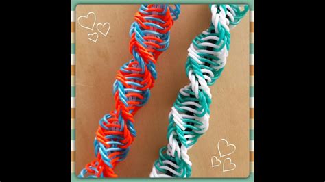 Helicoid Rainbow Loom Bracelet.How To Tutorial