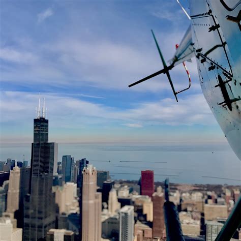 Helicopter rides in chicago area. The only tour provider near downtown! Unlike other tours, ours is flown in a spacious, turbine-engine helicopter. We will never 'up-sell' clients upon arrival, and our pilots are extremely professional and fun! We believe in taking care of the customer first, and safety is at the heart of all we do. 