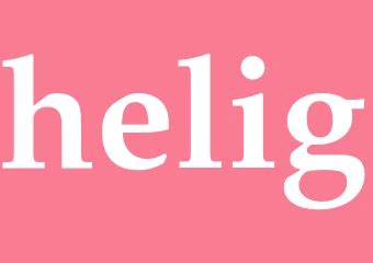 Helig synonym