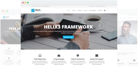 Helix3 Template Framework For Joomla Joomshaper
