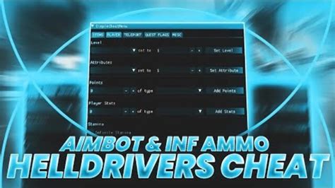 Helldivers 2 Cheat Engine menu for