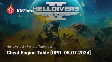 Helldivers 2 Cheat Engine table now