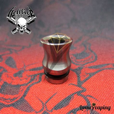 Hellfire drip tip.  Yes, hellfire attys, mods, and drip tips are absolutely fantastic...