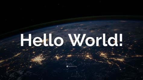 Read Hello, My World