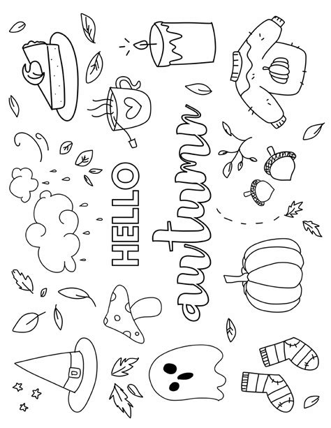Hello Kitty Coloring Pages Free Print