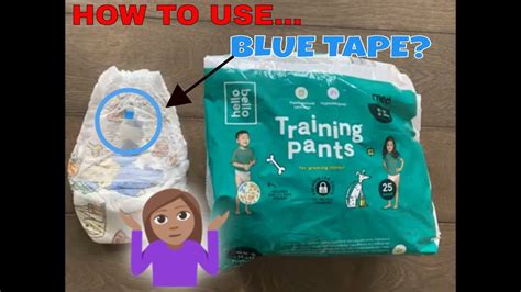 Hello Bello Training Pants How To Use The BLUE TABS Hello ... - YouTube