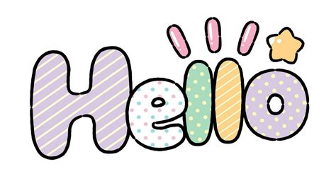 Hello Clipart