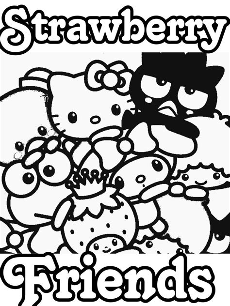 Hello Kitty And Friends Coloring Book