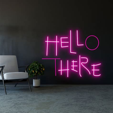 Hello There- Hell Here Neon sign - soiairsoft.online