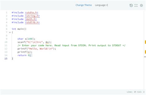 Hello World in C HackerRank Solution CodingBroz
