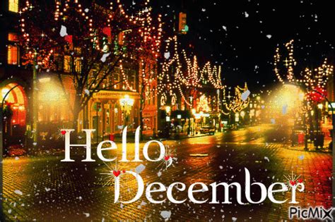 Vintage Girl Hello December Gif. quotes; december; december quote