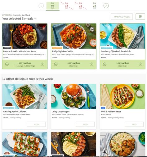 Hello fresh meal options. Over 44 fresh recipes every week. and a changing selection of Extras like Desserts and Sides. and a changing selection of Extras like Desserts and Sides. YUM! Choose your meals after sign-up. Rapid. for busy weeks. AT LEAST 8 A WEEK. Veggie. 