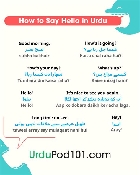Hello in urdu language