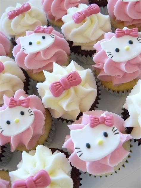Hello kitty cupcakes. Hello Kitty’s cute face is imprinted on each and every item you bake. This adorable cake can be made with just one cake mix or batch of batter, and features the signature bow and adorable expression. Just a few colors of icing are needed to decorate the Hello Kitty Cake. This is a picture of a sweet cake ideas from lovely … 