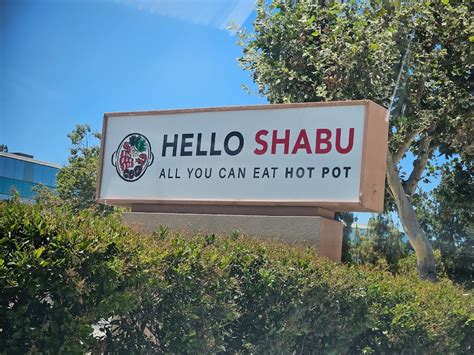 Hello shabu san bernardino. Hello Shabu, billed as “all you can eat hot pot,” opened recently at 228 W. Hospitality Lane, Unit C, San Bernardino. In addition to all-you-can-eat shabu-shabu, the restaurant offers a selection of hot foods, including fried chicken and fried rice. The restaurant also utilizes robot servers. Hours are 11:30 a.m.-10 p.m. daily. 