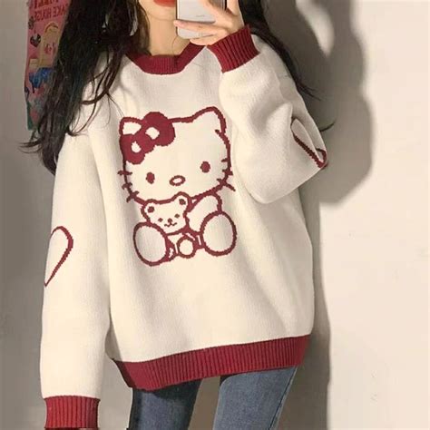 Hellos Kitty Sweater - Etsy Australia